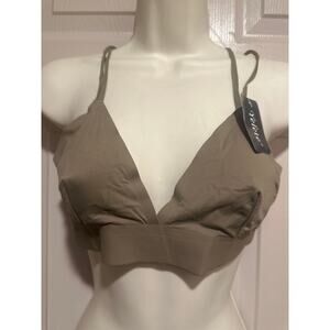 YELETE Sports Bra Size L Army Green